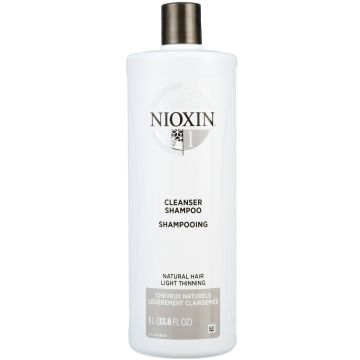 Nioxin Cleanser Shampoo System No.1 - Natural Hair Light Thinning 33.8 oz