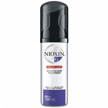 Nioxin Scalp & Hair Treatment System 6 - Chemically Treated Hair Progressed Thinning 3.38 oz