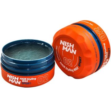 Nishman Hair Styling Wax [02 Sport] 5 oz
