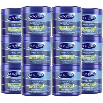 Noxzema Classic Clean Original Deep Cleansing Cream 12 oz [12 Pack]