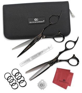 Olivia Garden Barber Shears Intro Kit - 5.75" Shear & 30-Teeth Thinner #OGB-C01
