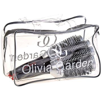 Olivia Garden Pro Thermal Anti-Static Brush Set #TDL04 [4 Pcs Bag Deal]