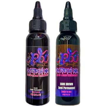 PBO Oktopus Ink Line Up & Beard Enhancement 2 oz [For Airbrush only] [2 Color Options]