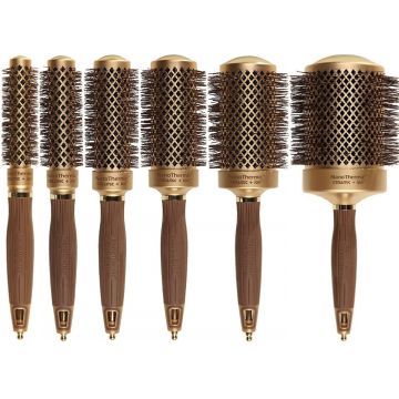 Olivia Garden Nano Thermic Ceramic + Ion Round Thermal Brush [Available in 0.75" to 3.25"]
