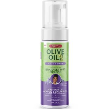 ORS Olive Oil Curlshow Curl Style Mousse Infused with Collagen & Avocado Oil 7 oz