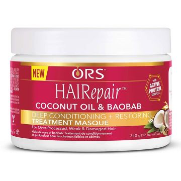 ORS HAIRepair Coconut Oil & Baobab Deep Conditioning + Restoring Treatment Masque 12 oz