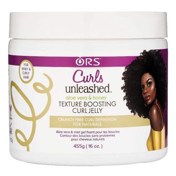 ORS Curls Unleashed Aloe Vera & Honey Texture Boosting Curl Jelly 16 oz