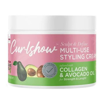 ORS Olive Oil Curlshow Multi-Use Styling Cream Infused with Collagen & Avocado Oil 12 oz