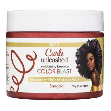 ORS Curls Unleashed Color Blast Temporary Hair Makeup Wax - Sangria 6 oz