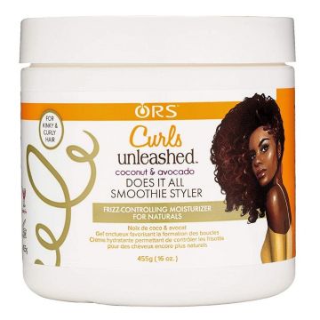 ORS Curls Unleashed Coconut & Avocado Does It All Smoothie Styler 16 oz