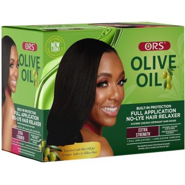 ORS Olive Oil Built-In Protection Full Application No-Lye Hair Relaxer Extra Strength - 1 Application