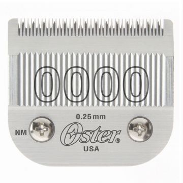 Oster Detachable Blade [#0000] - 1/100" Fits Classic 76, Octane, Model One, Model 10 Clippers #76918-016