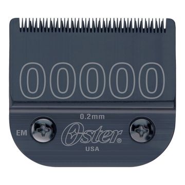 Oster Detachable Blade [#00000] - 1/125" Fits Titan, Turbo 77, Primo, Octane Clippers #76918-606