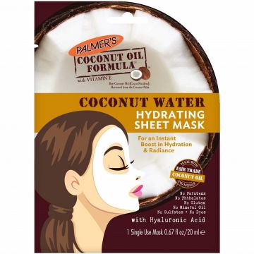 Palmer's Coconut Oil Formula Coconut Water Hydrating Sheet Mask - 6 Pack 0.67 oz