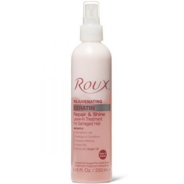 Roux Rejuvenating Keratin Repair & Shine Leave-In Treatment For Damaged Hair 8.45 oz