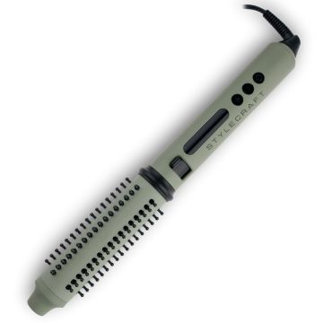 Stylecraft Titanium Ultra-Thin Stay-Temp Professional Hair Straightener 1" - Black #SC717B