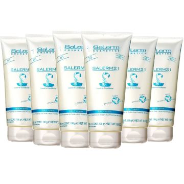 Salerm 21 B5 Silk Protein Leave In Conditioner - Tube 6.9 oz #5736 [6 Pack]