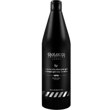 Salerm Homme Barber Line Stop To Relax Shampoo-Gel 36 oz #705