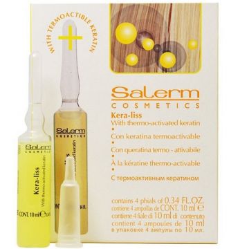 Salerm Kera-liss Amples 0.44 oz - 4 Vials