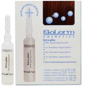 Salerm Kera-Plus Ample 0.44 oz - 4 Vials