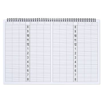 Scalpmaster 12 Column Appointment Book - 100 Page #DL-C201