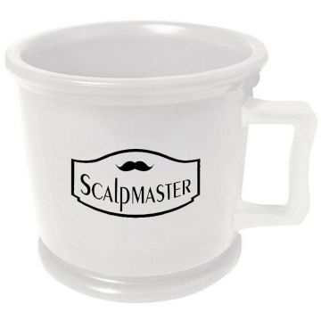 Scalpmaster Professional Shaving Mug - White #SC-MUG