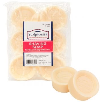 Scalpmaster Shaving Soap 1.94 oz - 6 Pack #SC-SOAP