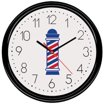 Scalpmaster Barber Pole Clock #SC-CLOCK