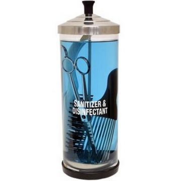 Scalpmaster Glass Disinfectant Jar 39 oz #SC-551