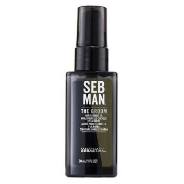 Sebastian SEB MAN The Groom Hair & Beard Oil 1.01 oz