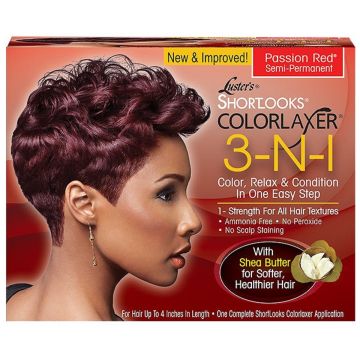Luster's Shortlooks Colorlaxer 3-N-1 Semi Permanent 1 Application - Passion Red