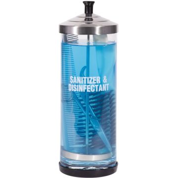 Scalpmaster Glass Disinfectant Jar 39 oz #SC-551