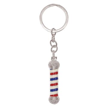 Scalpmaster Barber Pole Keychain #SC-9059