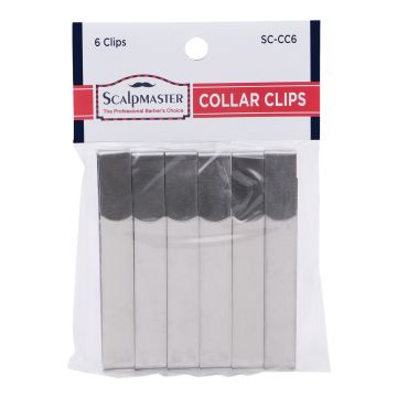 Scalpmaster Collar Clips - 6 Pack #SC-CC6
