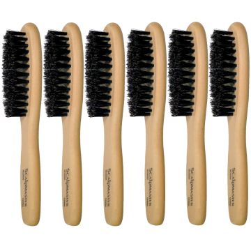 Scalpmaster 100% Boar Bristle Beard Brush - 4 Row #SC2220 [6 Pack]