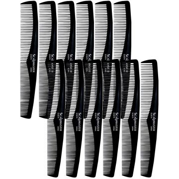 Scalpmaster Finishing Comb - 7 1/2" #SC9278 - 12 Pack