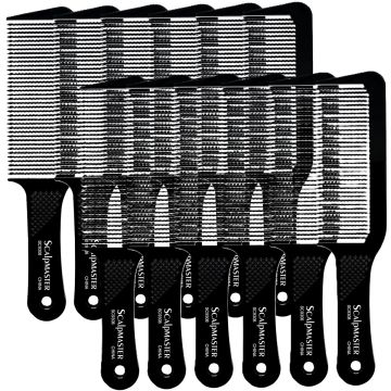 Scalpmaster Flat Top Clipper Comb - 9 1/2" #SC9308 - 12 Pack