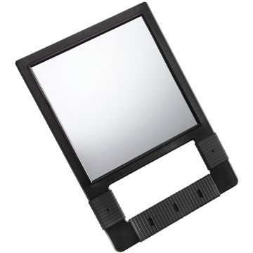 Burmax Soft'n Style Square Hand Held Mirror #SNS-37
