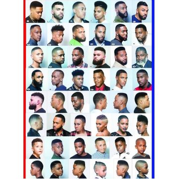 Solid Gold Cuts Barber Poster Vol 9 - Style F (Small 13" x 19")