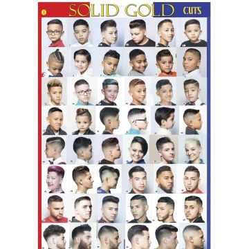 Solid Gold Cuts Barber Poster Vol 9 - Style I (Small 13" x 19")