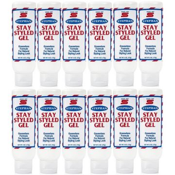 Stephan Stay Styled Gel 6 oz - 12 Pack