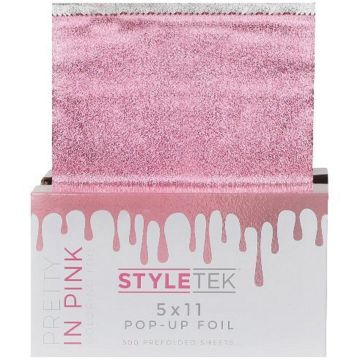 Styletek Colored Pop-Up Foil (5" x 11") - Pretty In Pink 500 Sheets