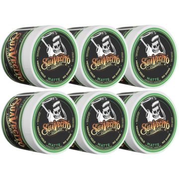 Suavecito Matte Pomade 4 oz [6 Pack]