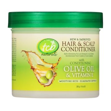 Tcb Naturals Hair & Scalp Conditioner With Olive Oil & Vitamin E 10 oz