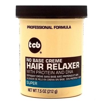 Tcb No Base Creme Hair Relaxer With Protein And DNA - Super 7.5 oz