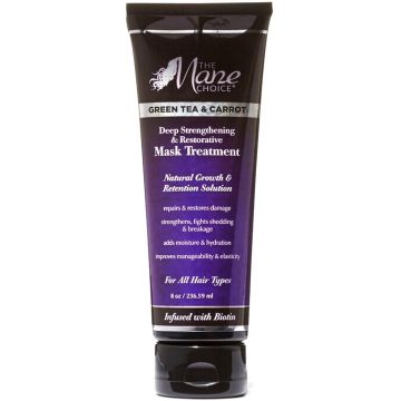 The Mane Choice Green Tea & Carrot Deep Strengthening & Restorative Mask Treatment 8 oz