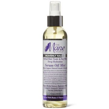 The Mane Choice Heavenly Halo Herbal Hair Tonic & Soy Milk Deep Hydration Serum Oil Mist 6 oz