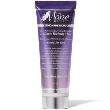 The Mane Choice Pink Lemonade & Coconut Super Antioxidant & Texture Beautifier 5-Minute Reviving Mask 8 oz