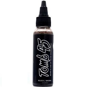 Tomb45 No Drip Beard & Line-Up Color Enhancement - Black / Brown 2 oz