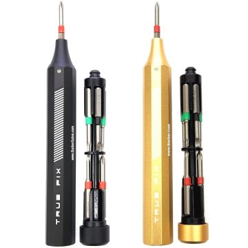 Barber Xpress True Fix Screwdriver Tool with 10 Bits [2 Color Options]